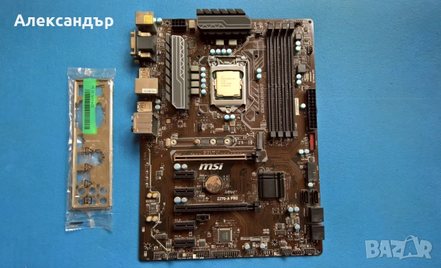 Дънна платка MSI Z270-A PRO, Display Port, socket 1151