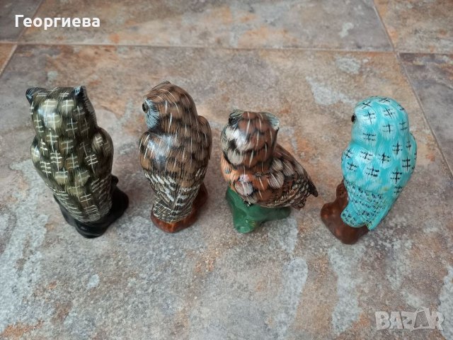 Четири керамични бухъла, снимка 3 - Колекции - 41842101