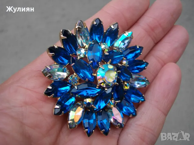 ГОЛЯМА СТАРА БРОШКА , снимка 5 - Антикварни и старинни предмети - 48321985