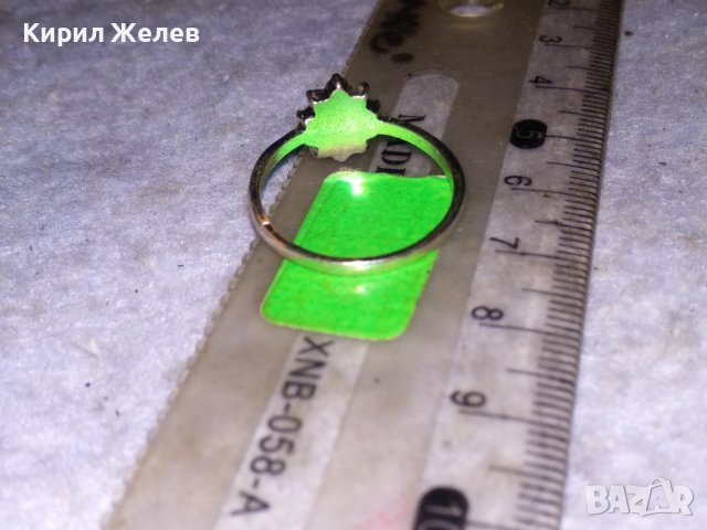 КРАСИВ НЕЖЕН ПОСРЕБРЕН КРИСТАЛЕН ФЕШЪН - АРТ МЕДЕН ПРЪСТЕН 38539, снимка 11 - Пръстени - 41454849