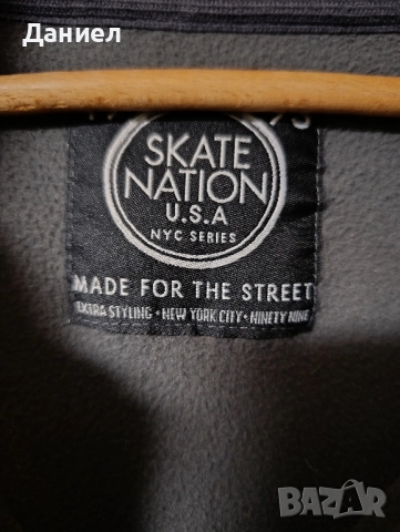 Полар Skate Nation, снимка 3 - Блузи с дълъг ръкав и пуловери - 52471472