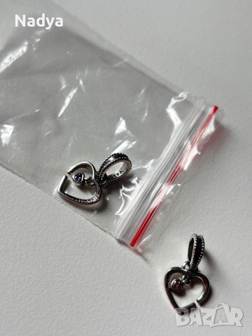 Талисман майка и дъщеря Pandora 925, снимка 3 - Гривни - 53521600