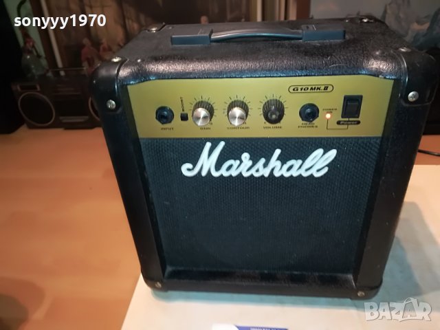MARSHALL GUTAR AMPLIFIER-ВНОС ENGLAND 1302231952, снимка 2 - Ресийвъри, усилватели, смесителни пултове - 39664031
