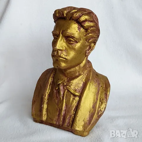 Бронзов бюст на Христо Ботев, Васил Левски, Тодор Живков, Хитлер, Сталин, Ленин, смъртта, снимка 18 - Статуетки - 19405986
