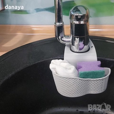 3528 Органайзер за мивка закачаща поставка за гъбички и телчета, снимка 2 - Органайзери - 39544615