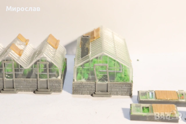 FALLER? KIBRI?VOLLMER H0 1/87 ОРАНЖЕРИЯ СГРАДА КЪЩА ВАГОН ВЛАК ЖП, снимка 3 - Колекции - 53418020