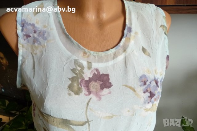 нежна флорална рокля размер М
