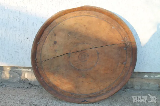 Огромна дървена паралия/софра