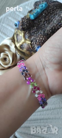 Ръчно изработени гривни от мъниста, снимка 2 - Гривни - 43375438