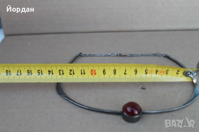 Сребърно дамско колие, снимка 11 - Колиета, медальони, синджири - 47608141