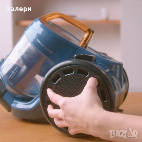 Прахосмукачка без торба Taurus Homeland Cyclone – 800W, 18Kpa, HEPA филтър, 2L контейнер, снимка 12 - Прахосмукачки - 53219961