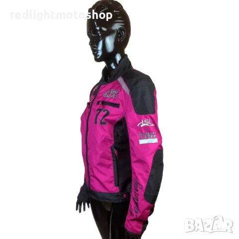 4836 – Fast Way Дамско лятно Текстилно Мото Яке – КАТО НОВО – Размер L – 120 лв, снимка 2 - Аксесоари и консумативи - 50248088