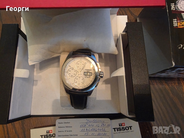 Tissot PRC 100 7750, Валжу хронограф, автоматик, снимка 2 - Мъжки - 10459194