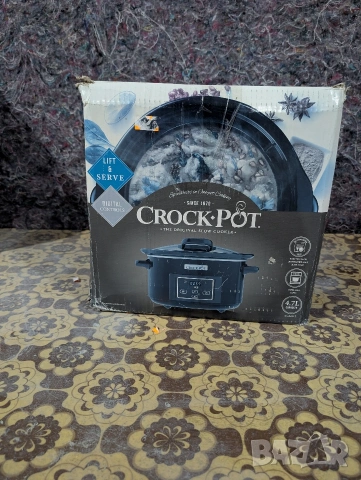 цифров уред за бавно готвене Crock-Pot с капак на панти, модел CSC052X, снимка 9 - Уреди за готвене на пара - 53356166