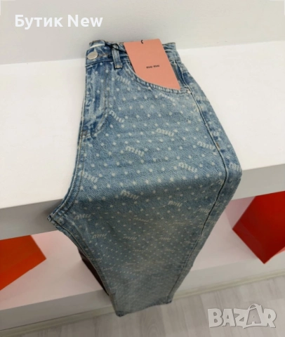 Дънки Миу Миу , снимка 2 - Дънки - 52250498