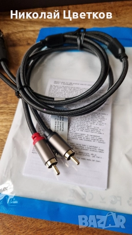 Аудио интерконект RCA към XLR (женски), снимка 2 - Други - 52771610