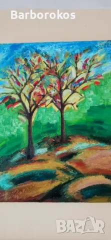 Авторска картина рисувана с маслени бои 