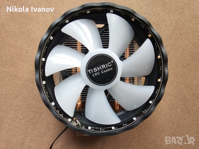 RGB CPU Cooler 95W AM5/AM4/AM3/LGA1700/LGA1200/LGA115X/775/1366/1150/1151/1155/1156/AM2 PWM, снимка 3 - Други - 50657534