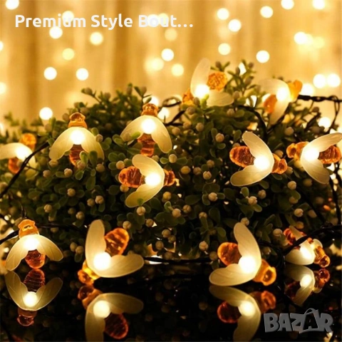 Светещи гирлянди със соларно захранвани CutesyBee SD15