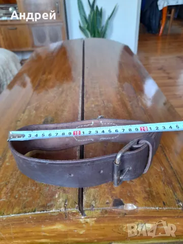 Стара кожена каишка за домашни животни, снимка 6 - Други ценни предмети - 47410744