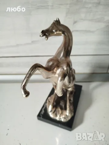 Статуетката на Кон във Сребърно Покритие , снимка 8 - Антикварни и старинни предмети - 48481003