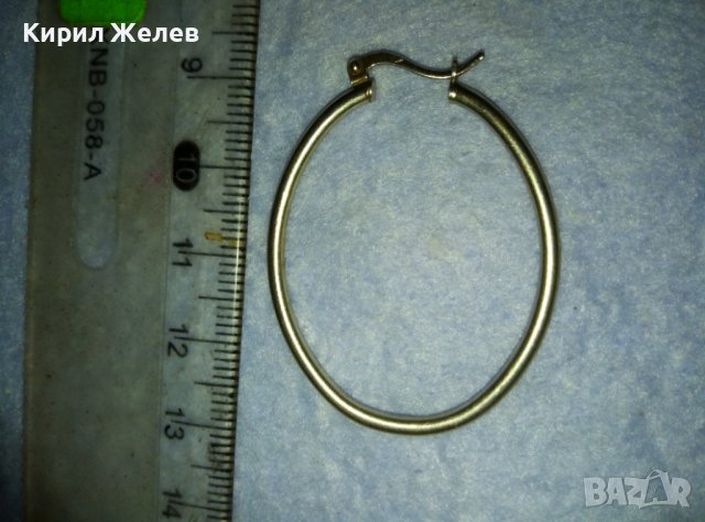 ГОЛЯМА СРЕБЪРНА КЛАСИЧЕСКИ СТИЛЕН АРТ МОДЕЛ ОБЕЦА СРЕБРО 925 ОБИЦА 40149