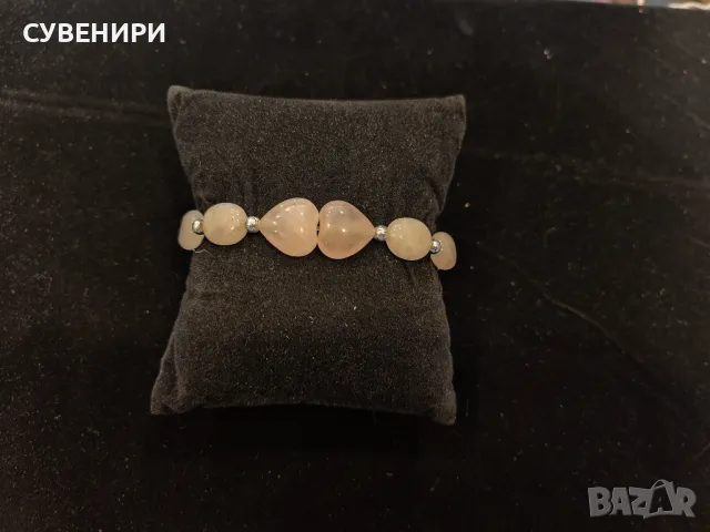 Гривна от розов кварц , снимка 1