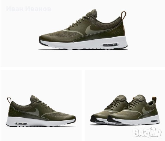 маратонки  Nike AIR MAX Thea Khaki  номер 38-38,5, снимка 4 - Маратонки - 40940542