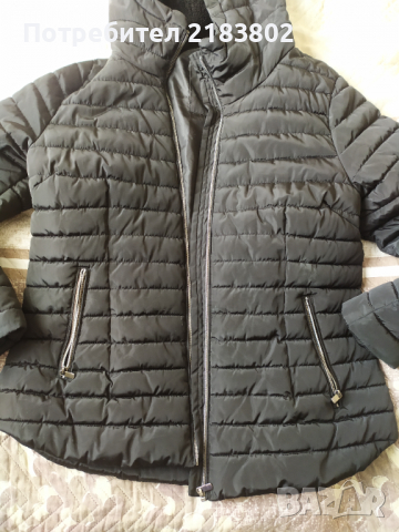 Черно зимно яке Lindex, снимка 5 - Якета - 36247889