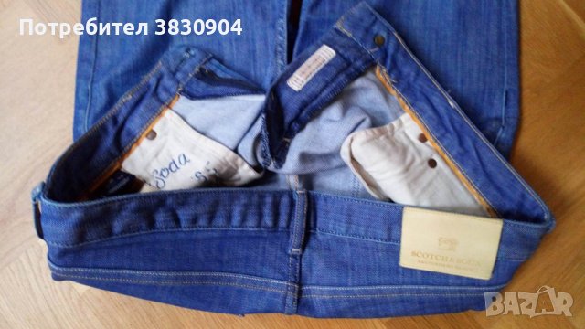 Джинс Scotch & Soda, slim, W 32 / L 32, снимка 7 - Дънки - 42205418
