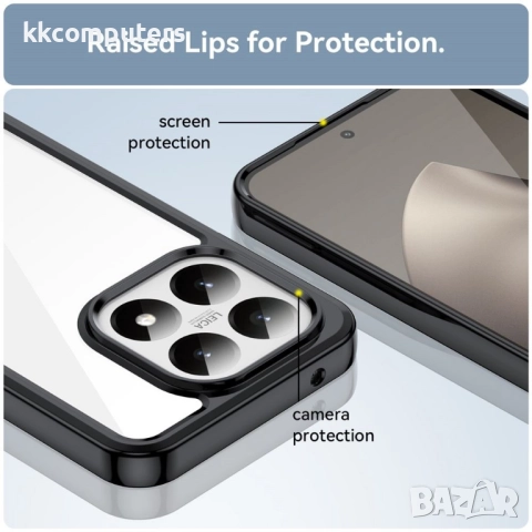 Удароустойчив Калъф (TPU + Акрил) за Xiaomi 15T- Airbag технология, вкл. Протектор, 5 Цвята, снимка 9 - Калъфи, кейсове - 52390531