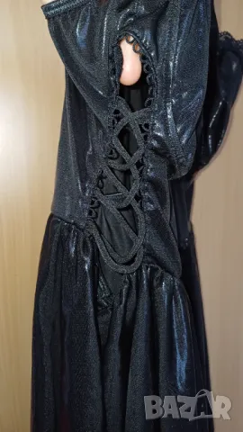 Лъскава, нощнища рокля LXL, снимка 5 - Рокли - 48929175