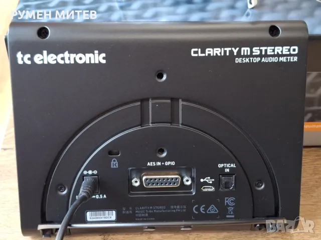 Аналайзер TC Electronic clarity m stereo, снимка 2 - Ресийвъри, усилватели, смесителни пултове - 49739376