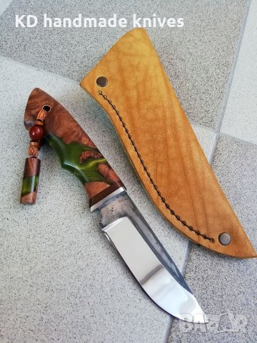 Ръчно изработен ловен нож от марка KD handmade knives ловни ножове, снимка 18 - Ловно оръжие - 30284314