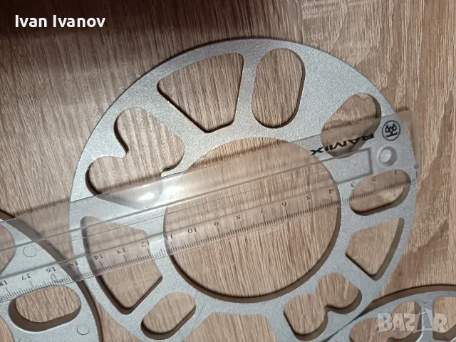 Универсални алуминиеви дистанционни фланци за джанти с дебелина 5 мм. , снимка 4 - Части - 56217410