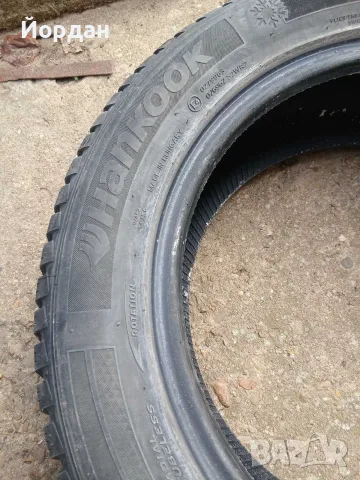Продавам комплект зимни гуми HANKOOK, снимка 2 - Гуми и джанти - 56335649