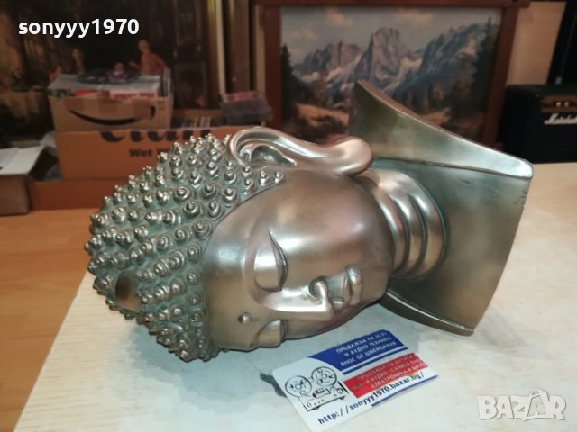 БУДА//ШИВА БЮСТ-25Х16Х13СМ-ВНОС АНГЛИЯ 2310231702, снимка 12 - Антикварни и старинни предмети - 42689315