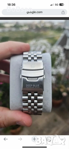 Deep Blue Defender 1000 44 mm Green Dial, снимка 6 - Мъжки - 52580614