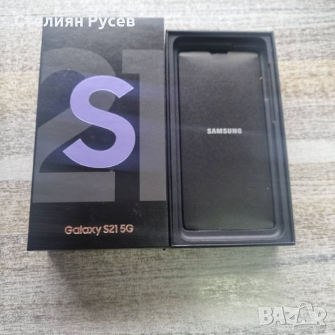 samsung S21 5G 256Gb смарт телефон -цена 930 лв в отлично състояние с кутия  и два калъфа лилаво+ста в Samsung в с. Калипетрово - ID39295338 — Bazar.bg