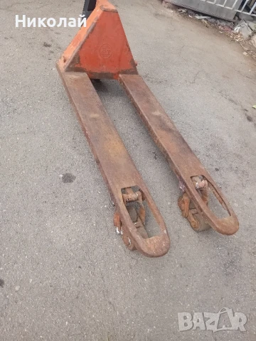 Палетна количка, снимка 4 - Друго търговско оборудване - 50712820