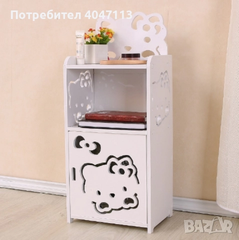 Нощно шкафче и етажерка за баня 2 в 1, снимка 4 - Други - 51639119