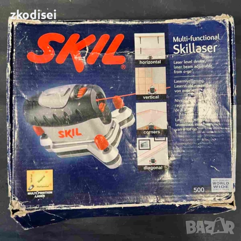 Лазерен нивел SKILL 500, снимка 2 - Измервателни инструменти - 52365025