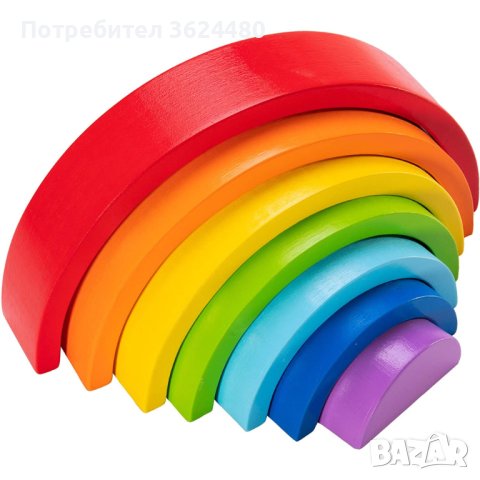 Монтесори дъга от 7 части, снимка 13 - Други - 40325672