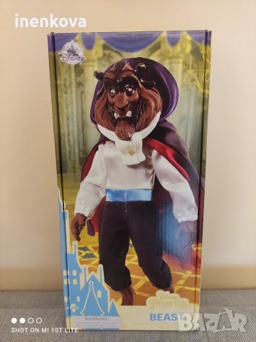 Кукла Звяр - оригинална кукла Красавицата и звярът - Дисни Стор Disney Store Дисни , снимка 2 - Кукли - 38653701