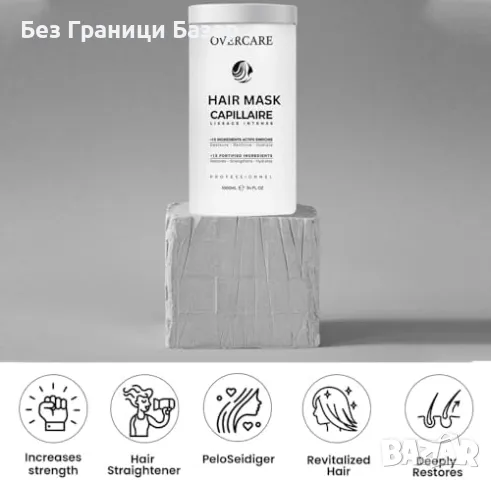 Нова маска Дълбоко подхранване и блясък за увредена коса - 1000 мл, снимка 5 - Продукти за коса - 47274496