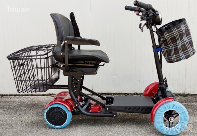 Четириколка електрическа EcoWay TTX сгъваема литиева батерия, снимка 4 - Мотоциклети и мототехника - 44207553