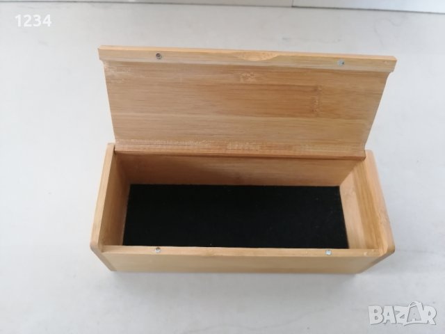 Дървена кутия 16.5 х 6.5 h 5.5 см. , снимка 5 - Други стоки за дома - 40769893
