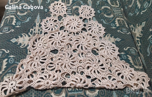 Ръчно плетено каре, снимка 1