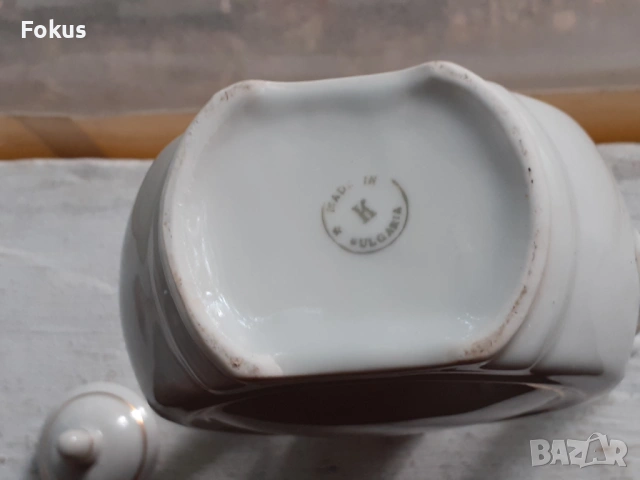 Български порцелан бърдук бърдуче за ракия, снимка 4 - Антикварни и старинни предмети - 53458322