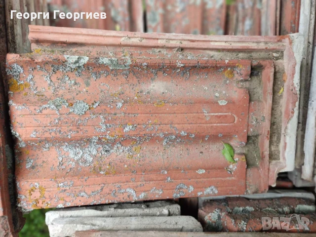 Продавам 740 керемиди цигли модел гара Левски, снимка 2 - Строителни материали - 51244997